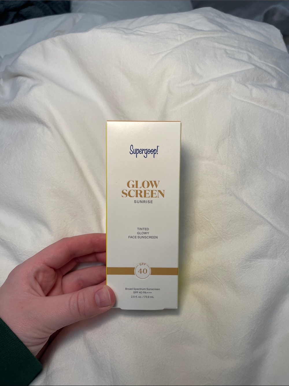NEW Supergoop Glow Screen- Sunrise